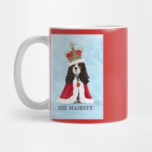 His Majesty King Charles Coronation Souvenir on Blue Mug